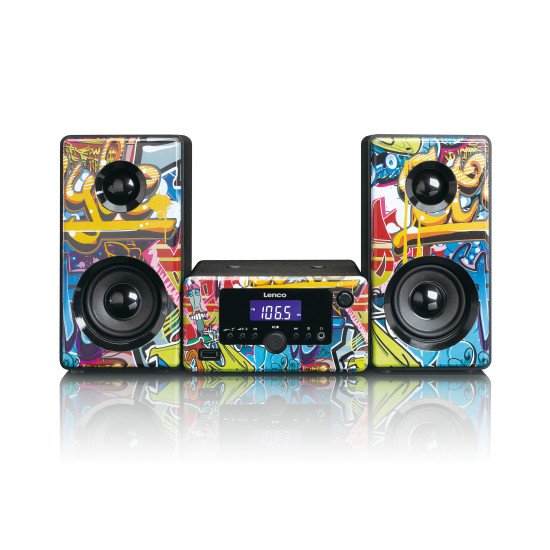 Lenco MC-020 Système mini audio domestique 10 W Multicolore