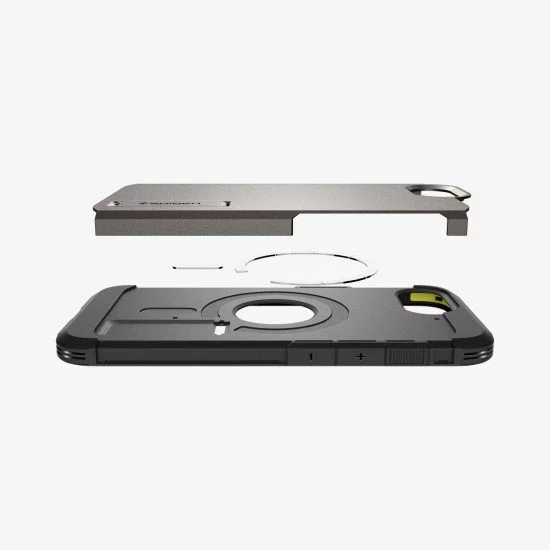 Spigen Tough Armor AI (MagFit) coque de protection pour téléphones portables 15,5 cm (6.1") Housse Métallique Spigen Tough Armor AI (MagFit) coque de protection pour téléphones portables 15,5 cm (6.1") Housse Métallique