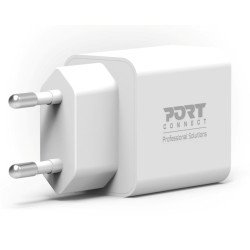 Port Designs PORT Connect 902036EUB chargeur d'appareils mobiles Universel Blanc Secteur Charge rapide Intérieure