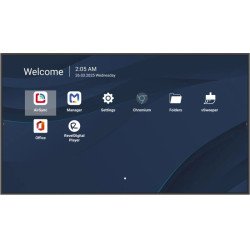 Viewsonic CDE5514-2C Écran d'affichage dynamique Écran plat de signalisation numérique 139,7 cm (55") LCD Wifi 500 cd/m² 4K Ultra HD Noir Intégré dans le processeur Android 14 24/7