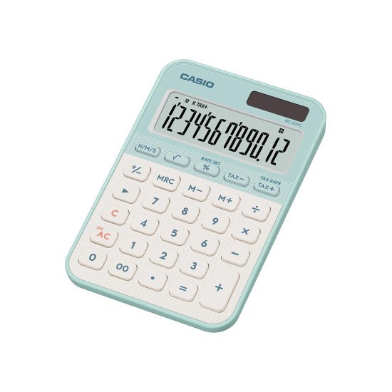 Casio MS-20YC calculatrice Bureau Calculatrice basique Vert clair