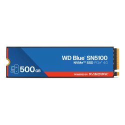 SanDisk WD Blue SN5100 500 Go M.2 PCI Express 4.0 NVMe QLC 3D NAND