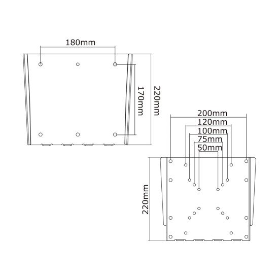 Newstar FPMA-W110 support mural d'écran plat