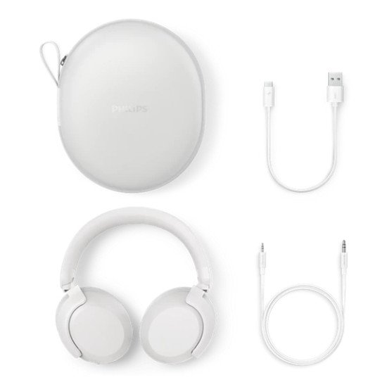 Philips TAH6000WT/00 casque Avec fil &sans fil Arceau Appels/Musique Bluetooth Blanc