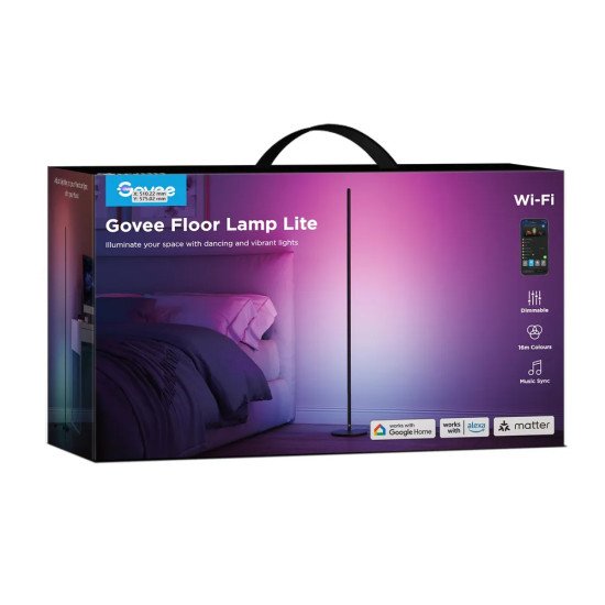 Govee H8076 Éclairage de plancher intelligent Wi-Fi/Bluetooth