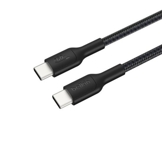Belkin ENA008HQ2MBK câble USB USB 2.0 2 m USB C Noir Belkin ENA008HQ2MBK câble USB USB 2.0 2 m USB C Noir