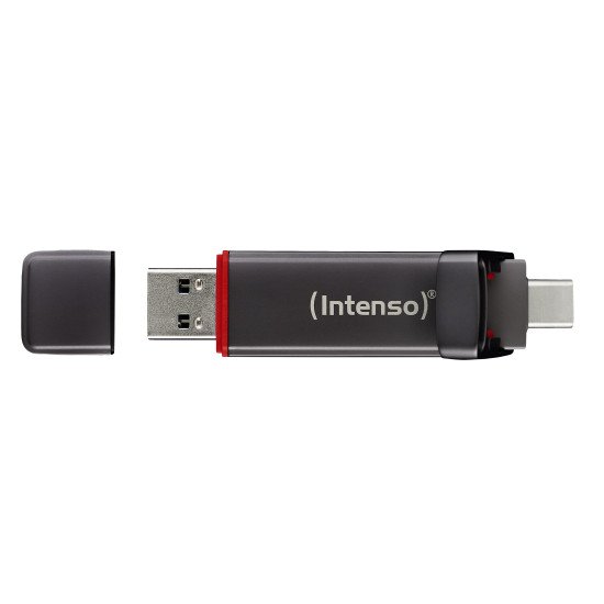 Intenso 3850440 lecteur à circuits intégrés externe 250 Go USB Type-A / USB Type-C 3.2 Gen 1 (3.1 Gen 1) Anthracite