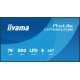 iiyama LH7566UHSB-B1AG Écran d'affichage dynamique Écran plat de signalisation numérique 190,5 cm (75") LCD Wifi 800 cd/m² 4K Ultra HD Noir Intégré dans le processeur Android 24/7