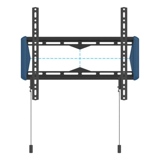 B-Tech Elements Fixed 400 Flat 165,1 cm (65") Mur Noir, Bleu