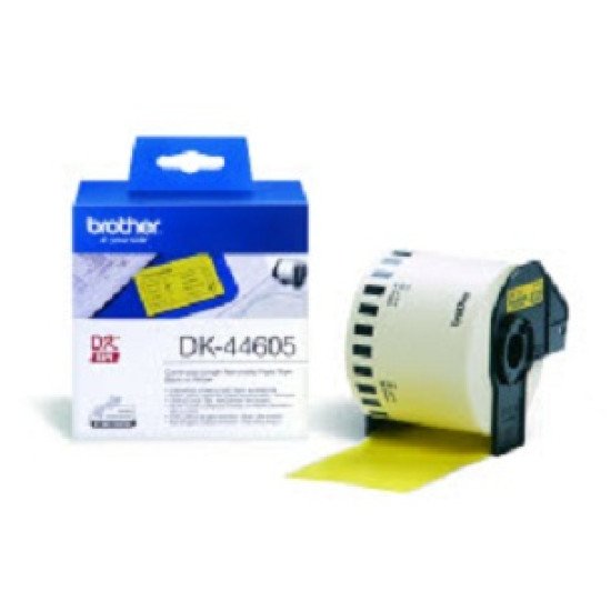 Brother DK-44605 Continuous Removable Yellow Paper Tape (62mm) Jaune