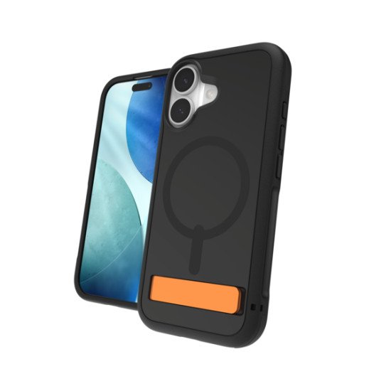 ZAGG Sedona Snap Kickstand coque de protection pour téléphones portables 16 cm (6.3") Housse Noir