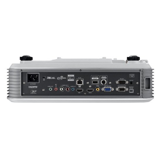 Optoma W319USTIRE vidéo-projecteur Projecteur à focale ultra courte 3500 ANSI lumens DLP WXGA (1280x800) Compatibilité 3D Gris, Blanc