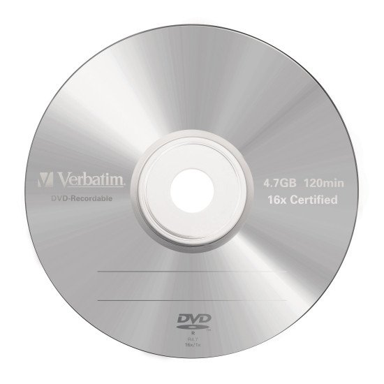 Verbatim DVD-R Matt Silver 4,7 Go 5 pièce(s)