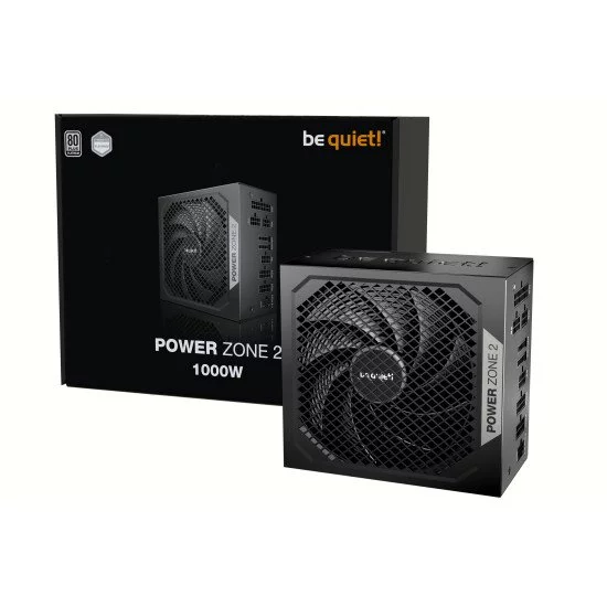 be quiet! POWER ZONE 2 1000 W | Alimentation ATX 3.1, 80 Plus Platinum be quiet! POWER ZONE 2 1000 W | Alimentation ATX 3.1, 80 Plus Platinum