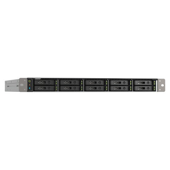 QNAP TS-h1090FU NAS Rack (1 U) EPYC 7302P 128 Go DDR4 0 To QuTS hero Noir, Gris QNAP TS-h1090FU NAS Rack (1 U) EPYC 7302P 128 Go DDR4 0 To QuTS hero Noir, Gris