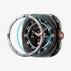 Spigen Bezel Tune Couverture Argent Acier inoxydable