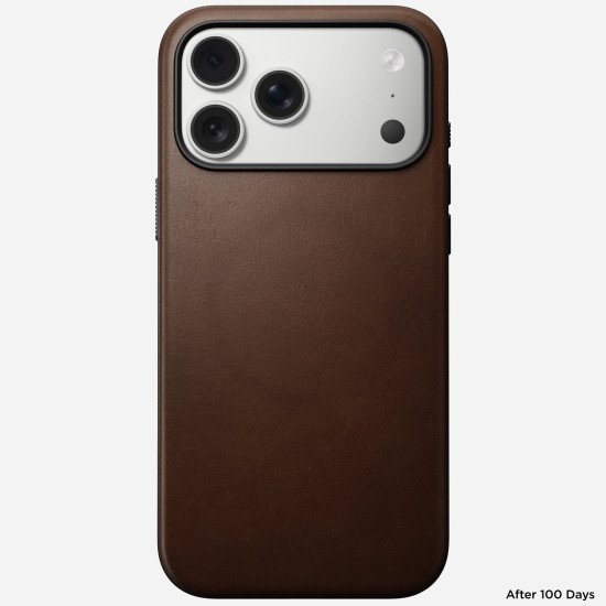 Nomad Modern Leather Case coque de protection pour téléphones portables 17,5 cm (6.9") Housse Marron