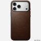 Nomad Modern Leather Case coque de protection pour téléphones portables 17,5 cm (6.9") Housse Marron