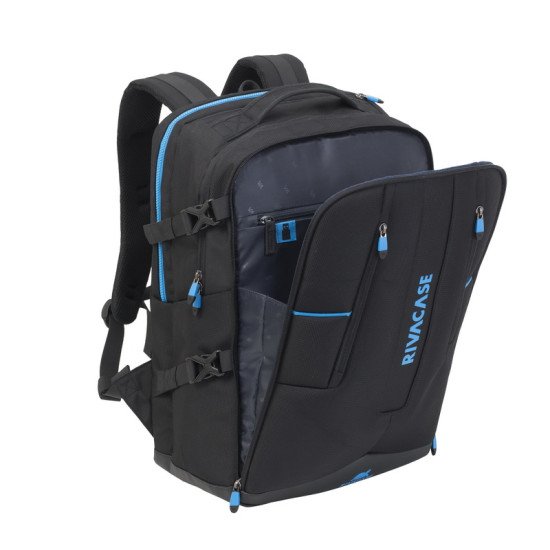 Rivacase 7860 sacoche d'ordinateurs portables 43,9 cm (17.3") Étui sac à dos Noir, Bleu