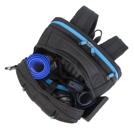 Rivacase 7860 sacoche d'ordinateurs portables 43,9 cm (17.3") Étui sac à dos Noir, Bleu Rivacase 7860 sacoche d'ordinateurs portables 43,9 cm (17.3") Étui sac à dos Noir, Bleu
