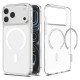 Spigen Liquid Crystal (MagFit) coque de protection pour téléphones portables 16 cm (6.3") Housse Transparent, Blanc
