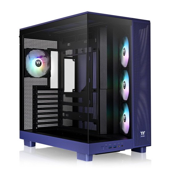 Thermaltake CA-11E-00MNWN-00 unité centrale Midi Tower Bleu Thermaltake CA-11E-00MNWN-00 unité centrale Midi Tower Bleu