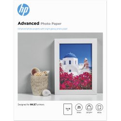 HP Papier photo Advanced brillant sans bordure - 25 feuilles/13 x 18 cm HP Papier photo Advanced brillant sans bordure - 25 feuilles/13 x 18 cm