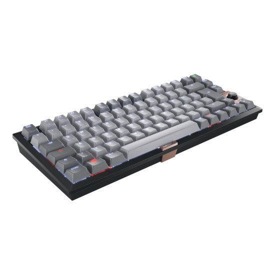 CHERRY KW 300 MX clavier Maison USB + Bluetooth QWERTY Anglais américain Noir, Cuivre, Gris