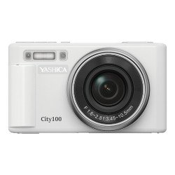 Yashica City 100 Appareil-photo compact 72 MP CMOS Argent, Blanc