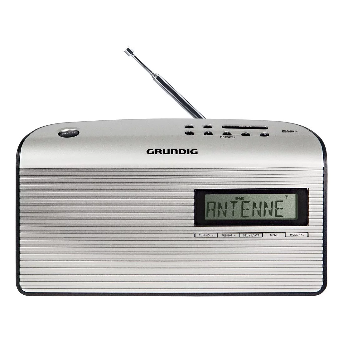 Radio Chantier Numérique Grundig DKR 1000 BT - DAB+, Bluetooth, Couleur Blanche, Pour Chantier Et Atelier