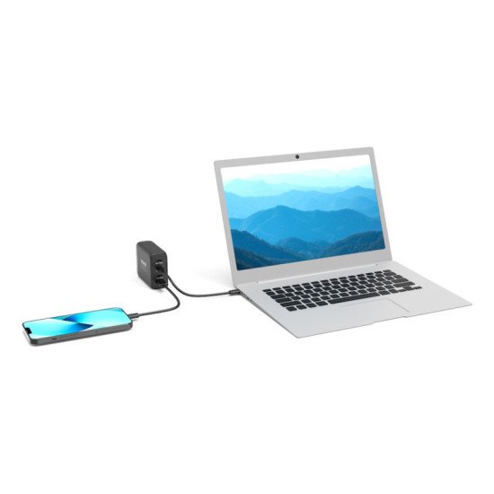 Port Designs 902107EU chargeur d'appareils mobiles Universel Noir Secteur Charge rapide Intérieure