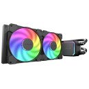 LC-Power LC-CC-280-B-ARGB système de refroidissement d'ordinateur Processeur Refroidisseur de liquide tout-en-un 14 cm Noir LC-Power LC-CC-280-B-ARGB système de refroidissement d'ordinateur Processeur Refroidisseur de liquide tout-en-un 14 cm Noir