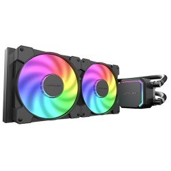 LC-Power LC-CC-280-B-ARGB système de refroidissement d'ordinateur Processeur Refroidisseur de liquide tout-en-un 14 cm Noir