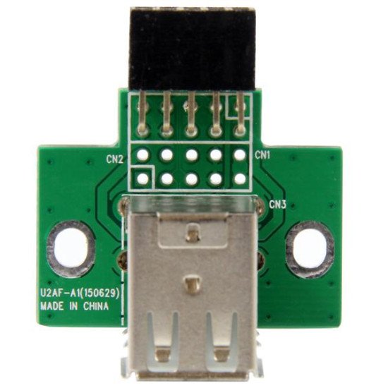 StarTech.com Adaptateur USB 2.0 interne - 2x USB A vers connecteur de carte mère USB à 4 broches - F/F