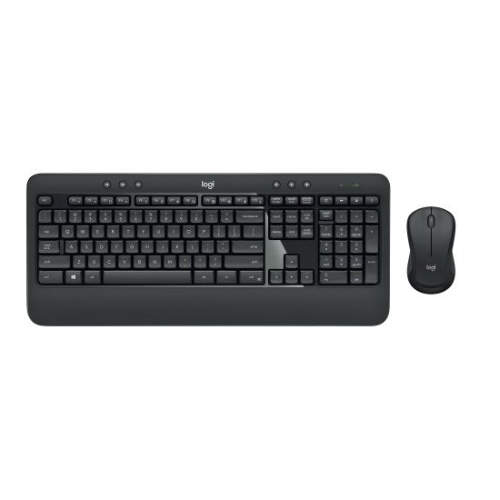 Logitech MK540 clavier sans fil QWERTY US Noir, Blanc