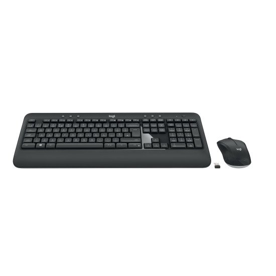 Logitech MK540 Advanced clavier RF sans fil QWERTY Espagnole Noir, Blanc