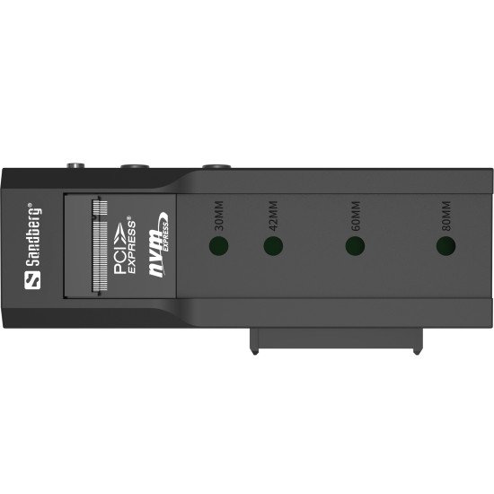 Sandberg 136-49 Station d'accueil de disques de stockage USB 3.2 Gen 2 (3.1 Gen 2) Type-C Noir Sandberg 136-49 Station d'accueil de disques de stockage USB 3.2 Gen 2 (3.1 Gen 2) Type-C Noir