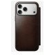 Nomad Modern Leather Folio coque de protection pour téléphones portables 16 cm (6.3") Housse Marron