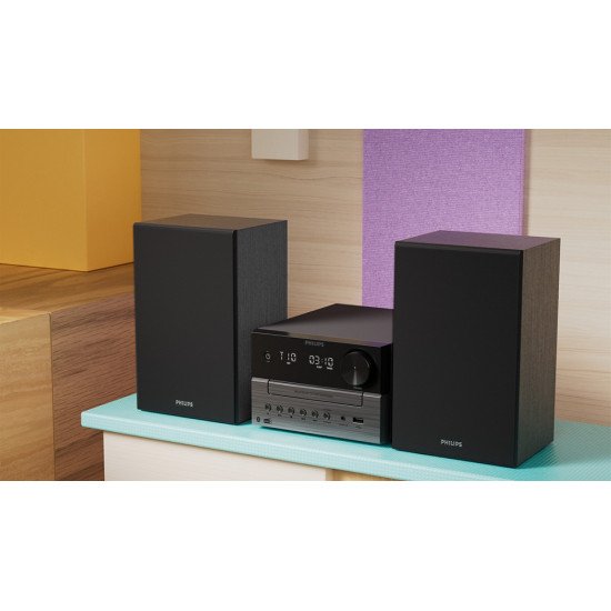 Philips 3000 series TAM3505M2/12 ensemble audio pour la maison Système micro audio domestique 20 W Noir
