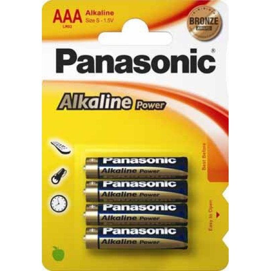 Panasonic LR03APB Batterie à usage unique AAA Alcaline
