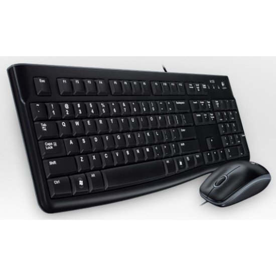 Logitech Desktop MK120 clavier USB QWERTY US Noir