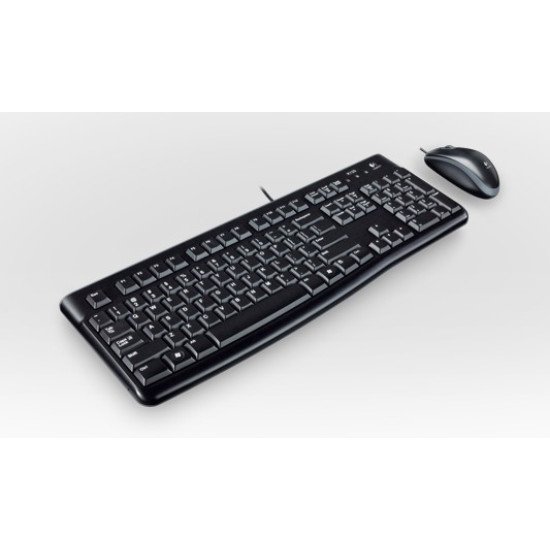 Logitech Desktop MK120 clavier USB QWERTY US Noir