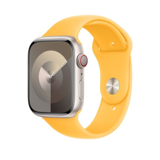 Apple MWMX3ZM/A accessoire intelligent à porter sur soi Bande Jaune Fluoroélastomère