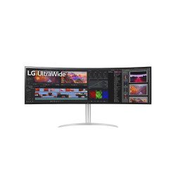 LG 49BQ95C-W écran PC 124,5 cm (49") 5120 x 1440 pixels UltraWide Dual Quad HD Blanc LG 49BQ95C-W écran PC 124,5 cm (49") 5120 x 1440 pixels UltraWide Dual Quad HD Blanc