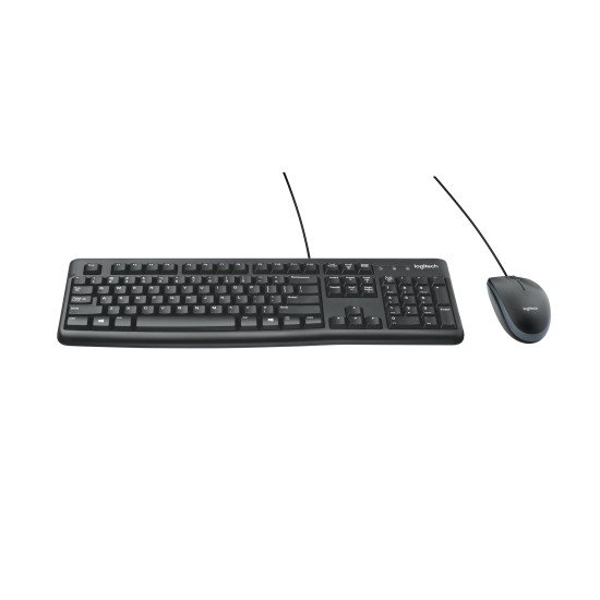 Logitech Desktop MK120 clavier USB QWERTY US Noir