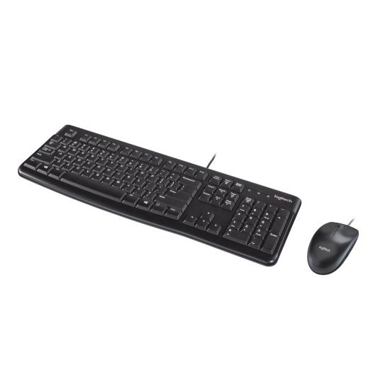 Logitech Desktop MK120 clavier USB QWERTY US Noir