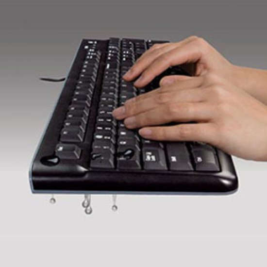 Logitech Desktop MK120 clavier USB QWERTY US Noir