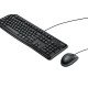 Logitech Desktop MK120 clavier USB QWERTY US Noir