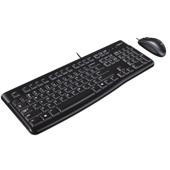 Logitech Desktop MK120 clavier USB QWERTY US Noir