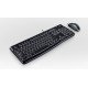 Logitech Desktop MK120 clavier USB QWERTZ DE Noir